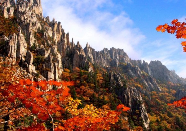 Горы Кымгансан Северная Корея