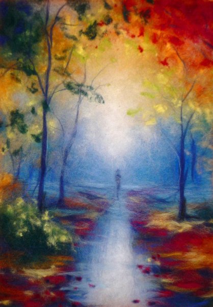 Шерстяная акварель Елена мар картины