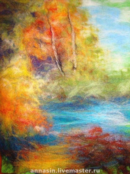 Шерстяная акварель для детей