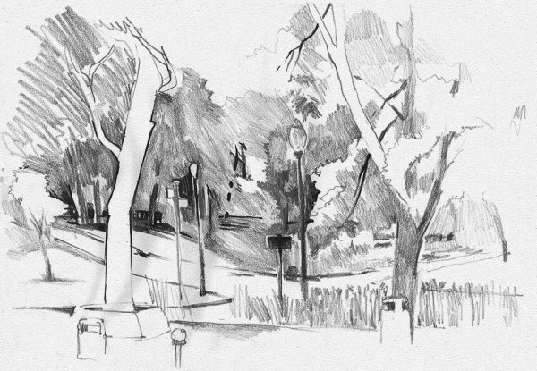 Наброски пейзажа