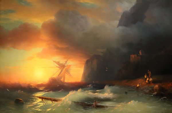 Иван Константинович Айвазовский кораблекрушение