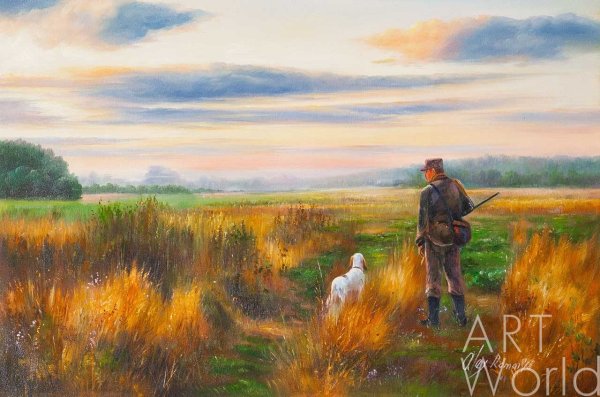 Осенняя охота живопись