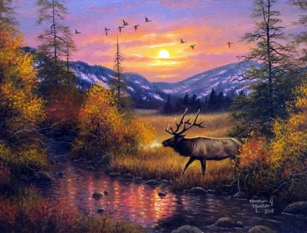 Abraham Hunter художник