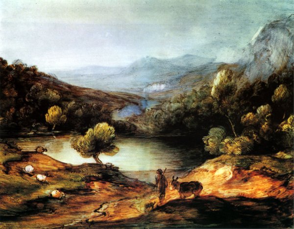 «Пейзаж с плотиной» (1750-1753) Томас Гейнсборо