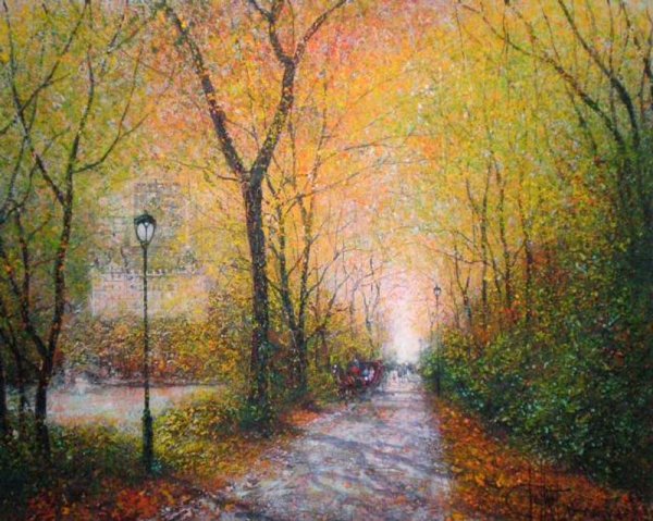 Осенний пейзаж в городе