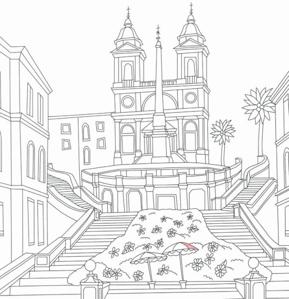 Раскраска Италия