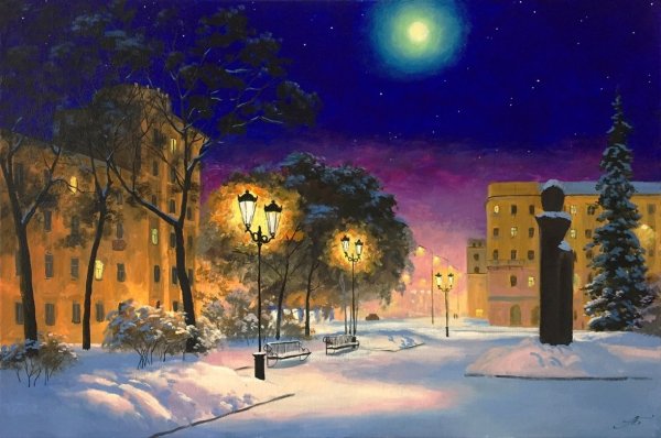 Американский художник Richard Burns