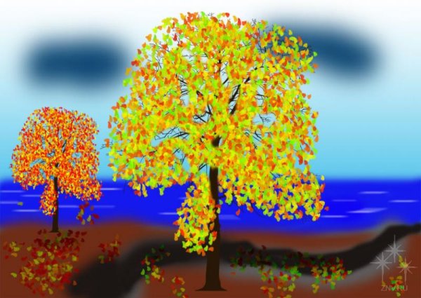 Осень в пейнте