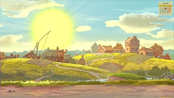 Алеша Попович мультфильм деревня