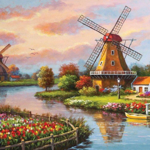 Мережка Ветряные мельницы