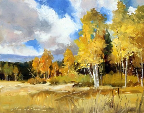 Осенний пейзаж Этюд