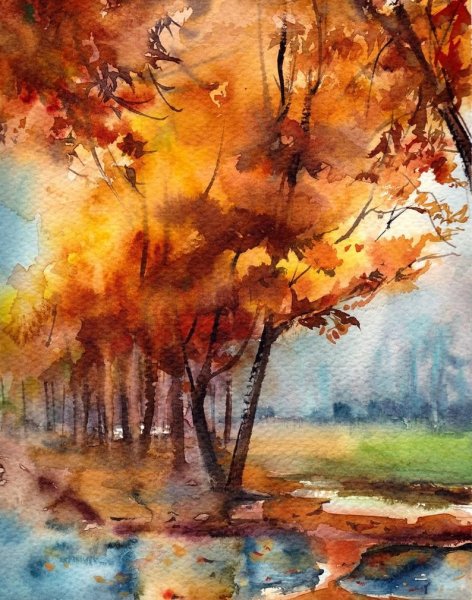 Марина Трушникова акварель