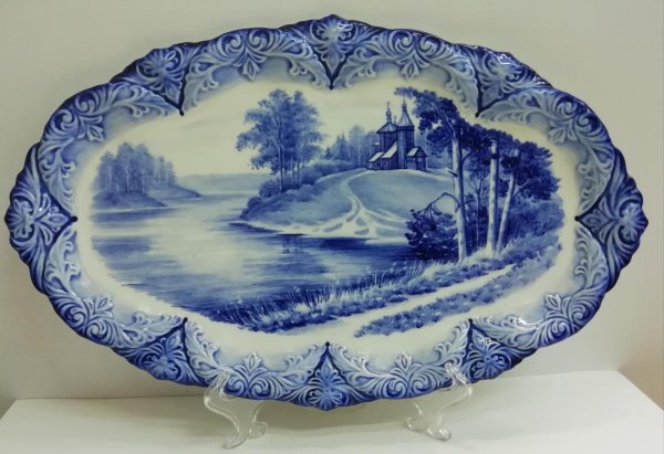 Посуда с пейзажем