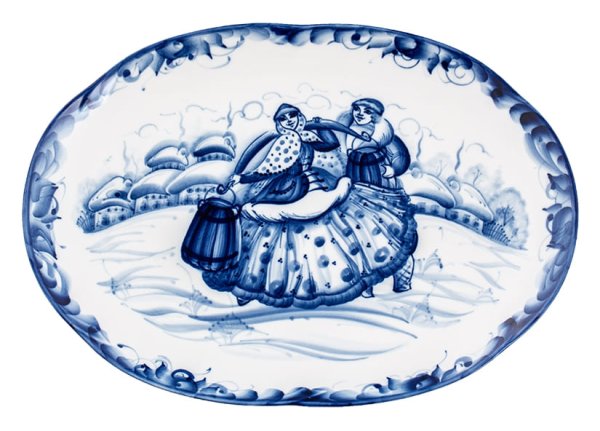 Пейзаж на тарелке