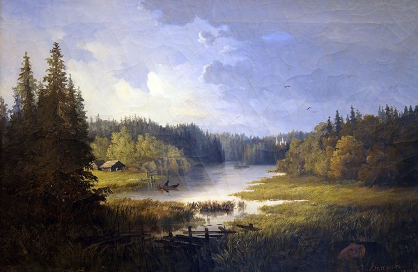 Александр гине художник Валаам