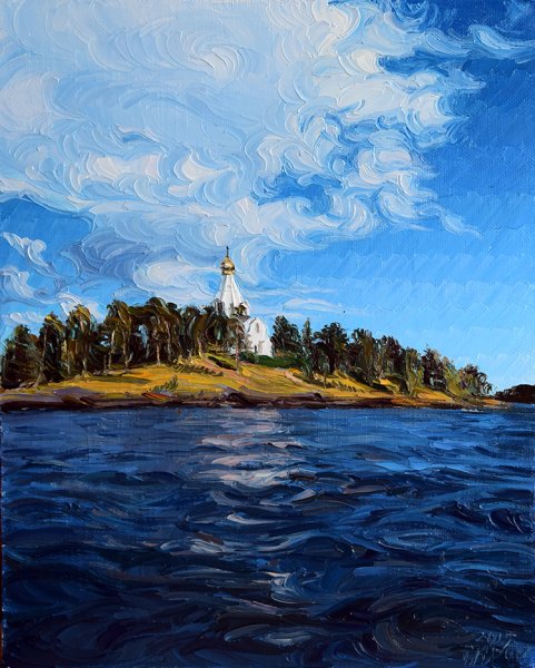 Валаам Никольский скит в живописи