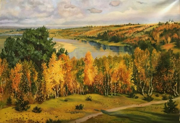 Василия Поленова «осень в Абрамцево»