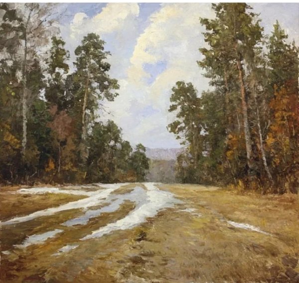 Василий Поленов осень в Абрамцево