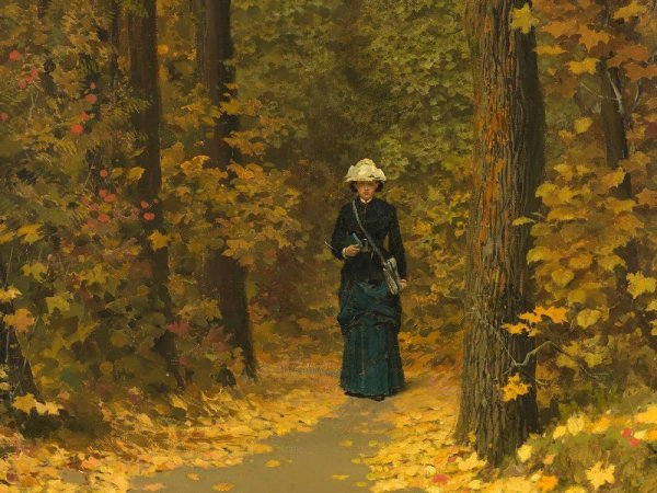 Василия Поленова «осень в Абрамцево»