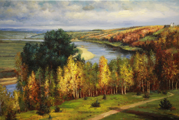 Василия Поленова «осень в Абрамцево»