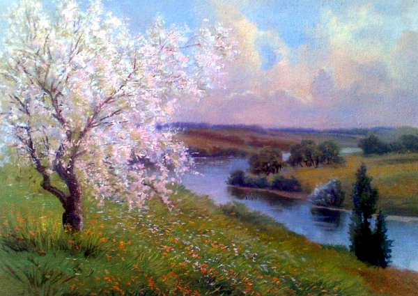 Екатерина Калиновская пейзаж Весна