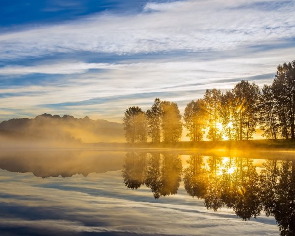 Природа рассвет