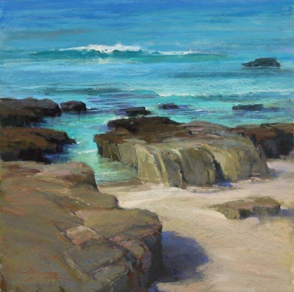 Терри Форд пастель картины море