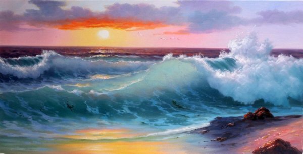 Море пастелью мастер класс