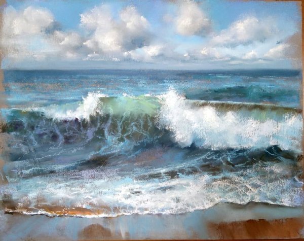 Вера Кавура волна пастель