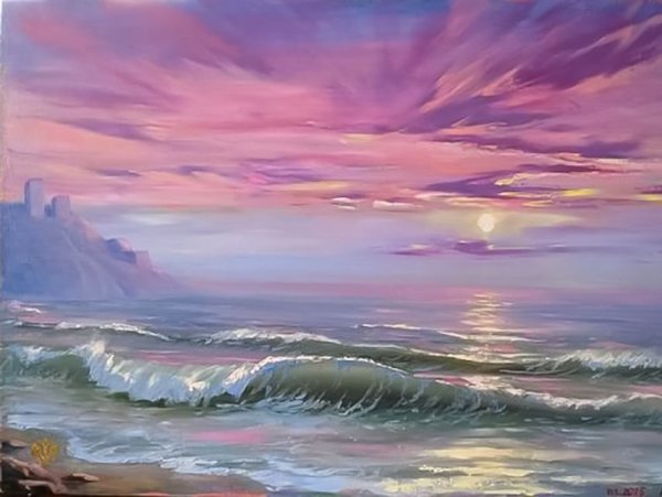 Игорь Сахаров картины пейзаж Импрессионизм