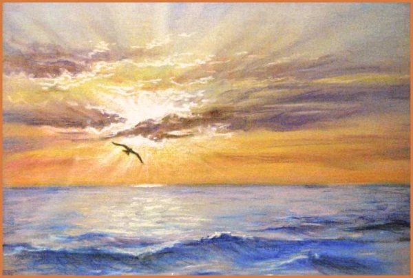 Море рисунок