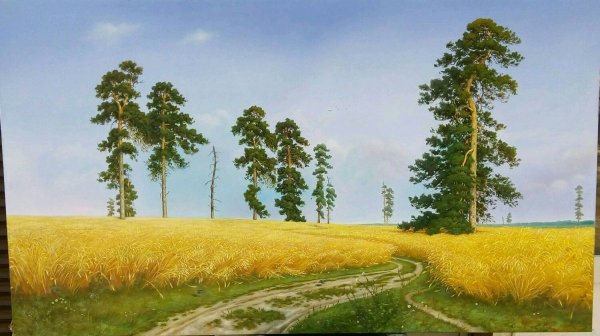 Картина Шишкина рожь