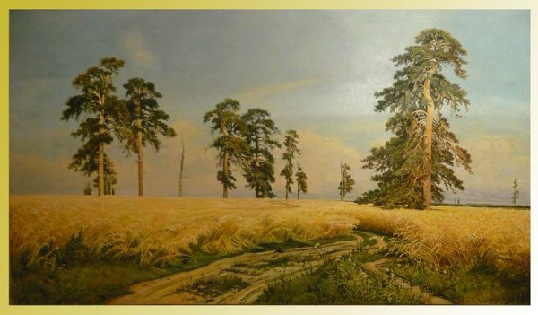 Репродукция Шишкина рожь