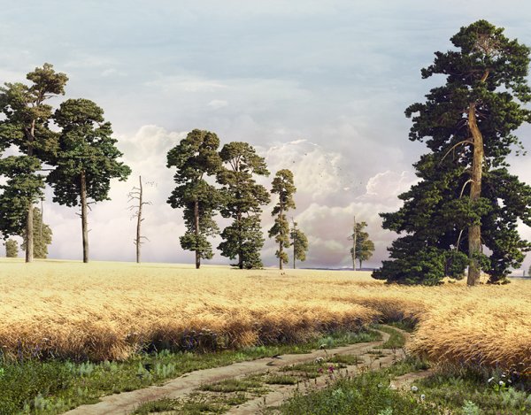 Шишкин Иван Иванович a Rye field