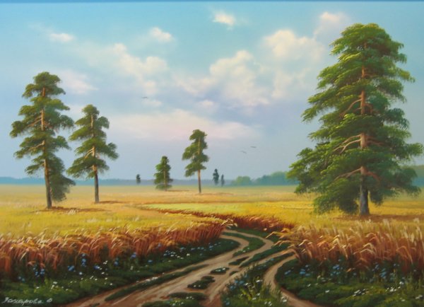 Репродукция Шишкина рожь