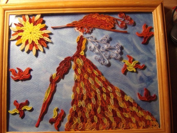 Квиллинг поделки осень