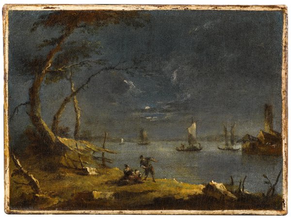 Гварди Франческо пейзаж 1780