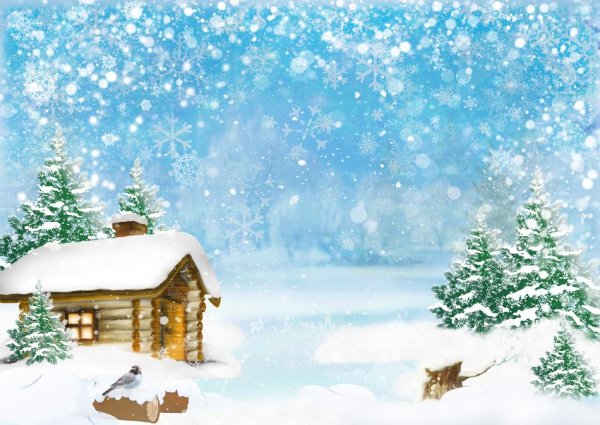 Фон зима