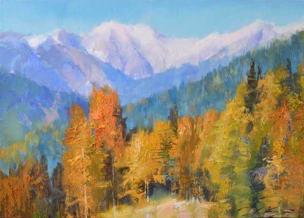 Картины Валерий октябрь горный Алтай