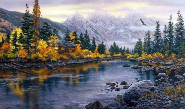 Даррелл Буш осень живопись