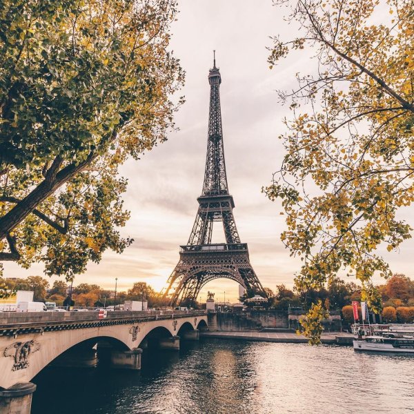 Алмазная мозаика 40х50 город Париж