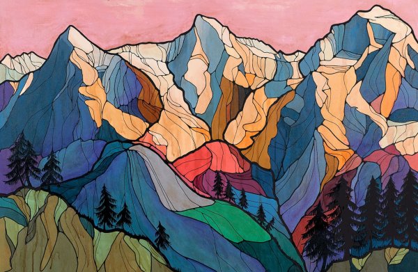 Стилизованный пейзаж