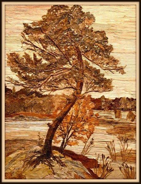 Картины из природного материала