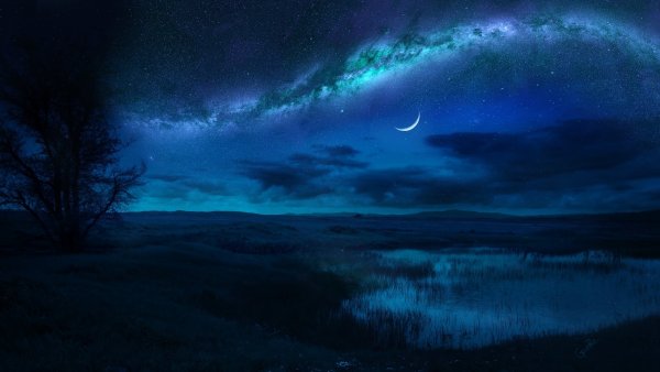 Природа ночью