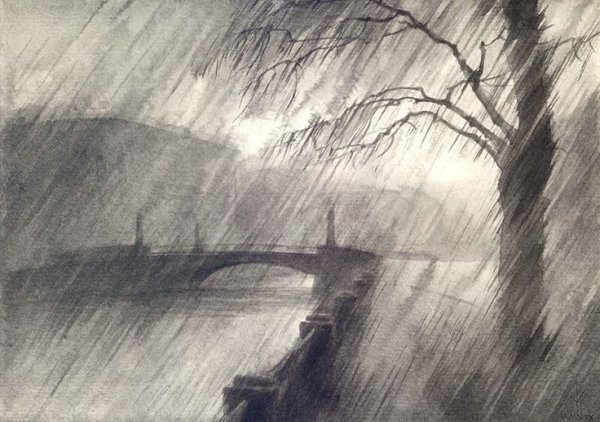 Дождь в графике