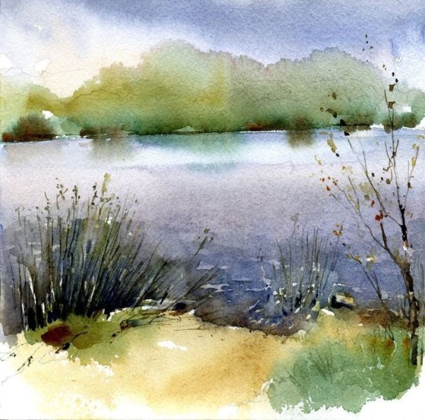 Пейзажи для пленера акварелью