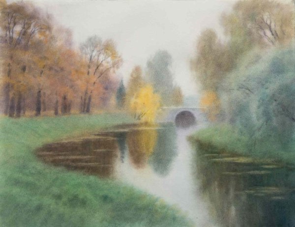 Осенний пейзаж по сырому