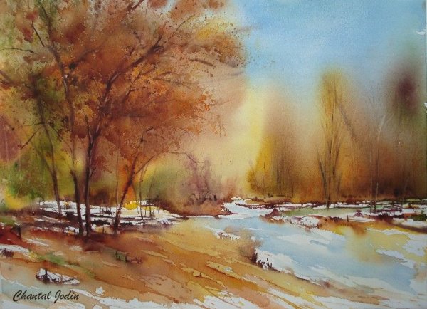 Лессировка пейзаж