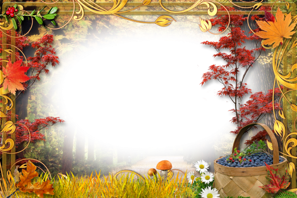 Осенняя фоторамка