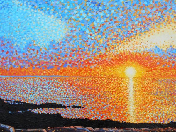 Клод Моне пуантилизм